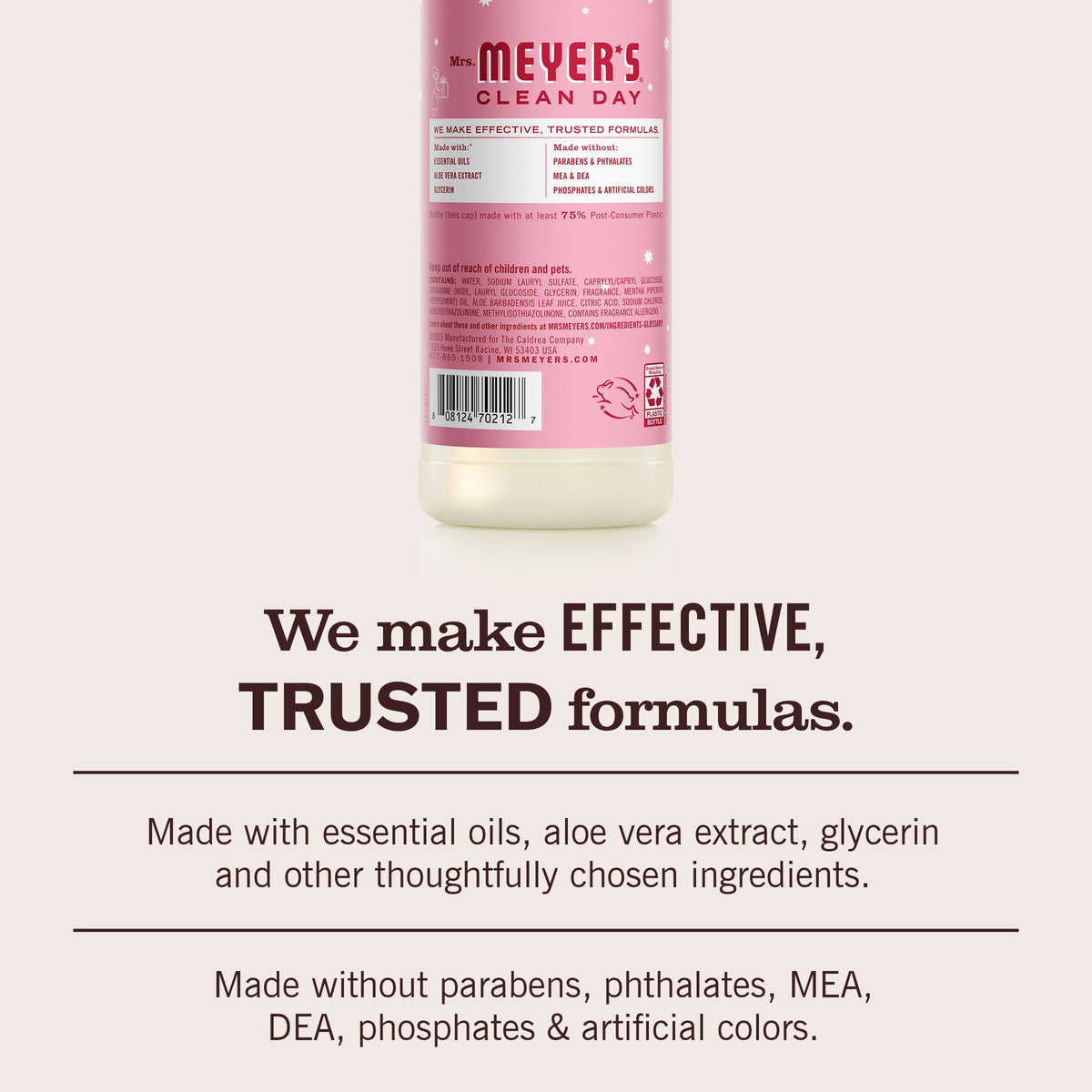 Mrs. Meyer's Peppermint Dish Soap 3-count bundle